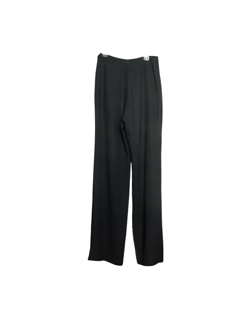 VTG Chanel Straight Leg ‘CC’ Trousers Navy SZ 38 Crepe Office Old Money Classic - Picture 3 of 15